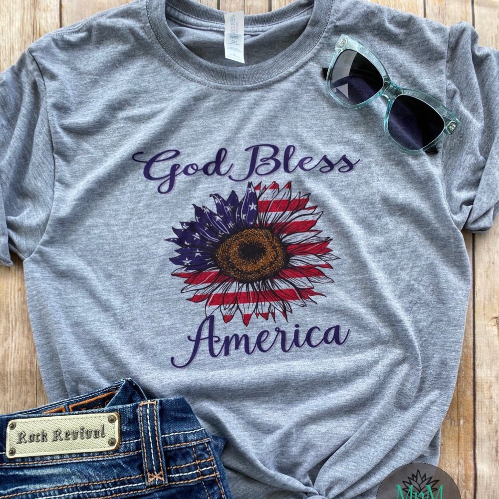 God Bless America/ Graphic Tee